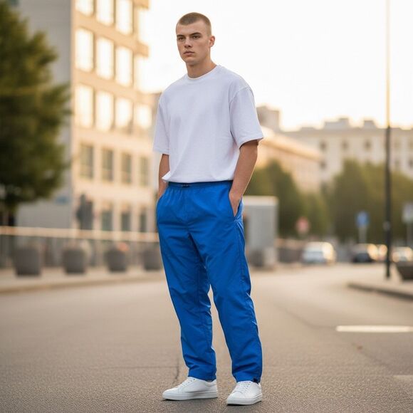 Patagonia Men Blue Jogging Pants Size XL Drawstring Adjustable Waist Pocket - Picture 13 of 13